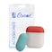 Ozone - Duo Series AirPod Case with Portable Keychain Silicone Cover for AirPod 1/Airpod 2 - White