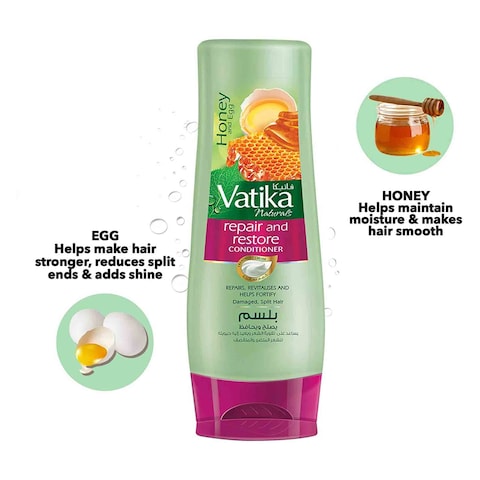 Vatika Naturals Repair and Restore Honey And Egg Conditioner 200ml