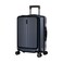 Eminent Hard Case Carry On Luggage Trolley Polycarbonate Alfred Front Loading Lightweight Business Travel Bag with Built in 2 Sided TSA Lock Laptop Compartment and USB Port Suitcase KK50M Graphite