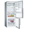 Bosch Freestanding Bottom Freezer Top Fridge, Silver Inox, 578 Liters, KGN76AI30M, 1 Year Manufacturer Warranty