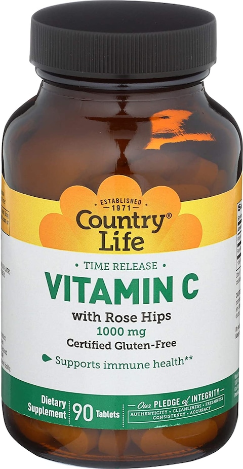 Country Life Vitamin C 1000 Mg Tablets 90&#39;s