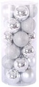 Generic 24Pcs/Set 40Mm Christmas Tree Decor Ball Bauble Xmas Party Hanging Ball Ornament Decorations For Home Christmas Decorations Gift Mm