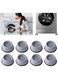 Wtrtr 8-Piece Washer Dryer Anti Vibration Pads With Suction Cup Feet