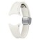 Samsung Hybrid Replacement Eco Leather D-Buckle Band for Samsung Galaxy Watch 6 Small Medium Cream