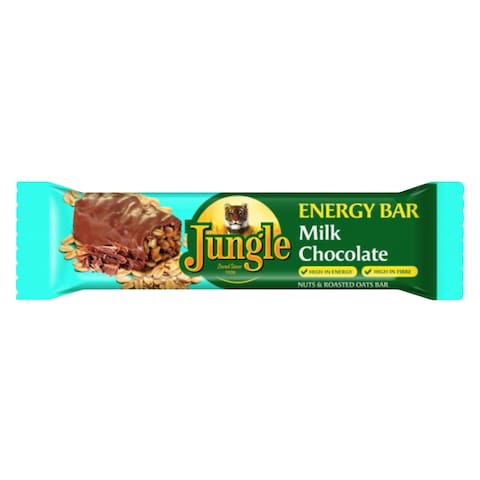 JUNGLE ENERGY BAR MILK CHOCOLATE48G