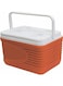ALSAQER 14-Litre Ice Box Thermo insulated Picnic Cool Box-Thermo Keeper Container Expanded Cooler Fishing Ice Box-Orange