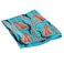 BiggDesign - Tulips Faso Silk Scarf, Blue, 90 x 90 cm