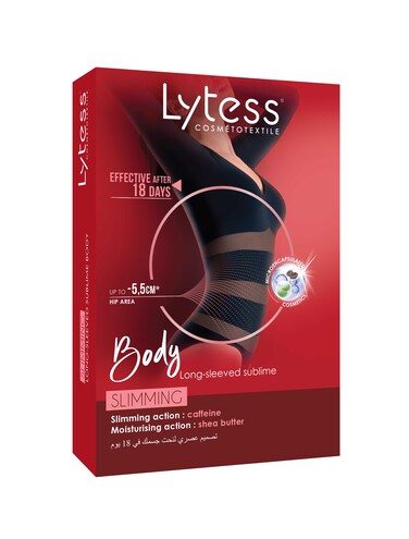 Lytess Slimming Long-Sleeved Sublime Body,Black S/M