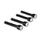 Sandford Rechargeable 2SC Flashlight Black 4 PCS