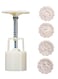 Domestic Use Hand Pressure Type Non-Stick Eco-Friendly ABS Mooncake Making Mould White 14*5*5cm