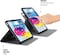 Pipetto Rotating Folio designed for iPad 10.9 inch case iPad 10th Generation case cover (2022) with 2 in 1 stand (Landscape / Portrait) - Black