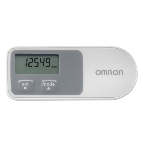 Omron HJ-320-E Walking Style Step Counter White/Grey