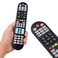 Universal Remote Control Compatible with Samsung TV, Replacement For all TV Remote LED LCD Plasma 3D Smart TVs Compatible with Sony TV, For LG TV - Black