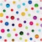 Creative Converting Rainbow Foil Beverages Napkins 16-Pieces- Multicolor