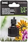 Beorol Tap Adaptor 1/2" &amp; 3/4", Green