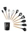11-Piece Kitchen Utensil Set Black 32 x 11 x 11cm