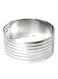 Generic 6 Layer Cake Slicing Ring Silver