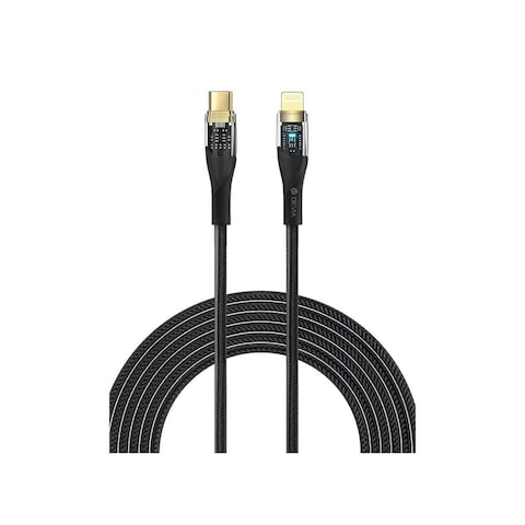 Devia Mp527 USB Type-C to Lightning cable 1M - Black