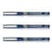 Pilot V7 Liquid Ink Roller Ball Pen - Blue Body, Blue Ink (Pack of 3)
