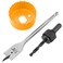 Tolsen,3pcs Lock Installation Hole Saw Set,75868,