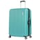 Eminent Hard Case Travel Bag Makrolon Polycarbonate Large Luggage Trolley Lightweight Expandable Zipper Suitcase 4 Quiet Wheels With TSA Lock KG82 Turquoise