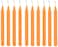 Generic Beautiful Slim Pillar Candle (Orange) -19X1.5 Cm- (Pack Of 10 Unit)