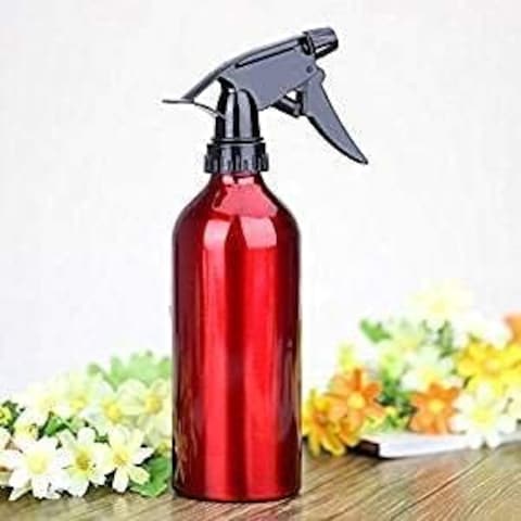 Lavish Multi Purpose Empty Aluminum Spray, 5 Pcs Bottles With Trigger Sprayer Red Color