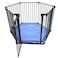 BabySafe - Convertible Playpen with Mat - Grey