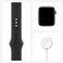 Apple Watch Series 6 GPS, 44mm Space Gray Aluminium Case With Black Sport Band - Regular
