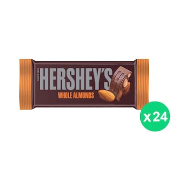 Hershey&#39;s Whole Almond Chocolate 40g x24