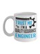 muGGyz Taco Princess Printed Ceramic Coffee Mug White