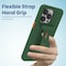 Remson Mag-X Phone Grip Strap with Magnetic Phone Kickstand (Green/Orange)