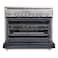 GLEMGAS Freestanding Gas Cooker 90X60 with 5-Burner, Cast Iron Grids, Full-Safety, Maxi Gas Oven123L with FAN, Storage Compartment, Catalytic Cleaning, SB9612RI-FSCD