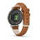 Garmin Lily 2 Classic Cream Gold with Tan Leather Band, 35.4mm, 010-02839-02