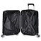 Eminent Hard Case Travel Bag Cabin Luggage Trolley Polycarbonate Lightweight Suitcase 4 Quiet Double Spinner Wheels With Tsa Lock KJ84 Black