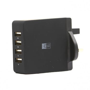 Buy Case Logic Universal Wall Charger 4 USB 1 port 4.9 mAh Black Online ...