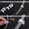 AL ARQAM 8mm Cable Clips - 100 Pcs, White - Secure Cord Clips with Steel Nails for Round Cables, Indoor &amp; Outdoor Use