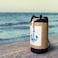 Biggdesign Anemoss Jute Bag For Women, Beach and Pool Jute Drawstring Bucket Bag for Summer, Lightweight and Natural Crossbody Jute Shoulder Bag with Front Pocket, Navy Blue