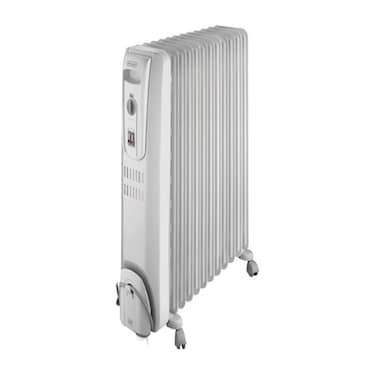 Delonghi Oil Heater - 12 Fins - 2500 Watt - White - KH771225