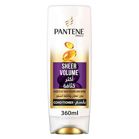 Pantene Pro-V Conditioner, Sheer Volume - 360 ml
