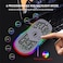 HXSJ X600 Programming Gaming Mouse USB Wired Gaming Moiuse RGB Lighting Mouse with Six Adjustable DPI for Desktop Laptop
