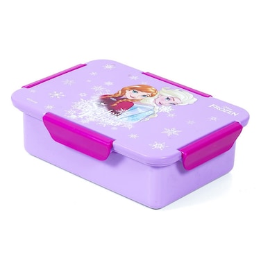 Disney Frozen Princess 1 / 2 / 3/ 4 Compartment Convertible Bento Lunch Box - Purple