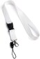 Other 20Mm White Polyester Lanyard X 12 Pieces