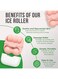 Ice Roller for Face and Body - Cold Facial Ice Roller Massager for Eye Puffiness, Migraine, TMJ Pain Relief and Minor Injuries
