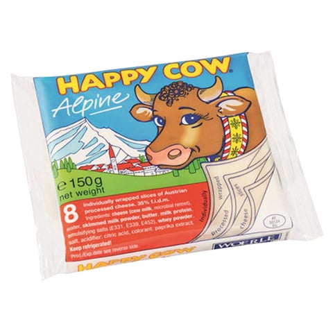 Happy Cow 8 Slices Alpine 150G