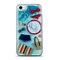 iOrigin iPhone 7 Plus Clear Bumper Mobile Case - Black Mandala