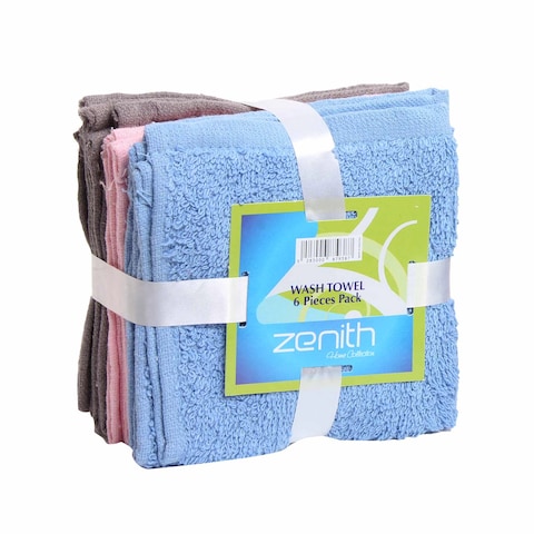 Zenith Home Collection Wash Towel 5 Pieces Mixed Set