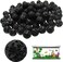 Vsell24 50Pc 36mm Filter Bio Balls Aquarium Fish Tank Pond Filter Biological Filter Media Black Balls