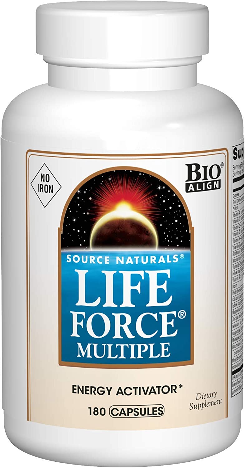Buy Source Natural Life Force Multiple, No Iron, Energy Activator, 180 ...