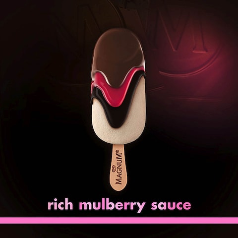 Magnum Mini Double Chocolate Black Mulberry And Blackberry Ice Cream 60ml